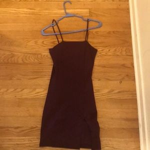 Small purple mini-dress